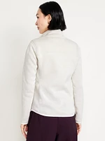 Fleece-Knit Zip Jacket