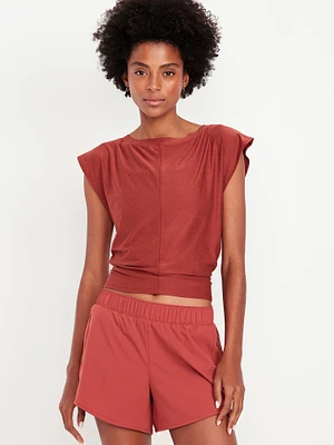 CloudMotion Ruched Top