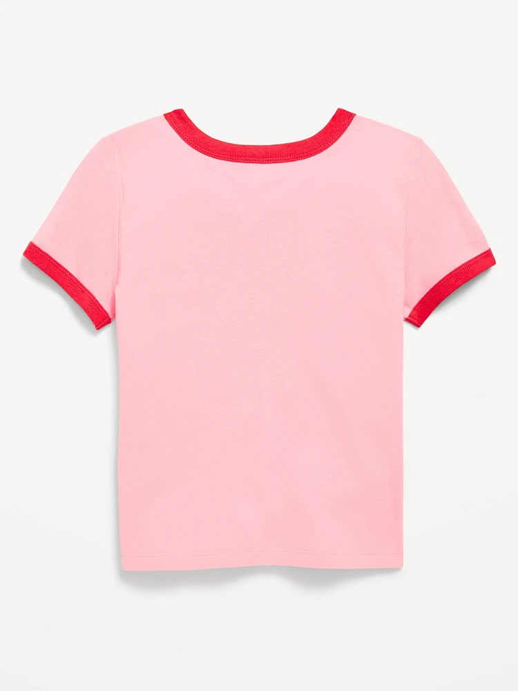 Strawberry Shortcake™ Ringer Graphic T-Shirt for Girls