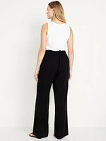 High-Waisted Playa Wide-Leg Pants