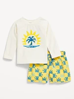 Rashguard Swim Top & Trunks for Baby