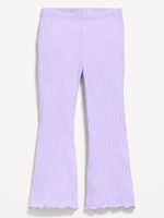 Ribbed Flare-Leg Leggings for Toddler Girls