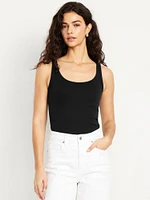 Ribbed Crop Tank Top