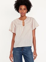 Flutter-Sleeve Top