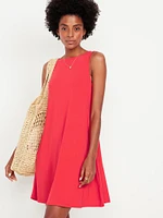 Sleeveless Mini Swing Dress