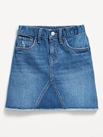 High-Waisted Jean Skirt for Girls