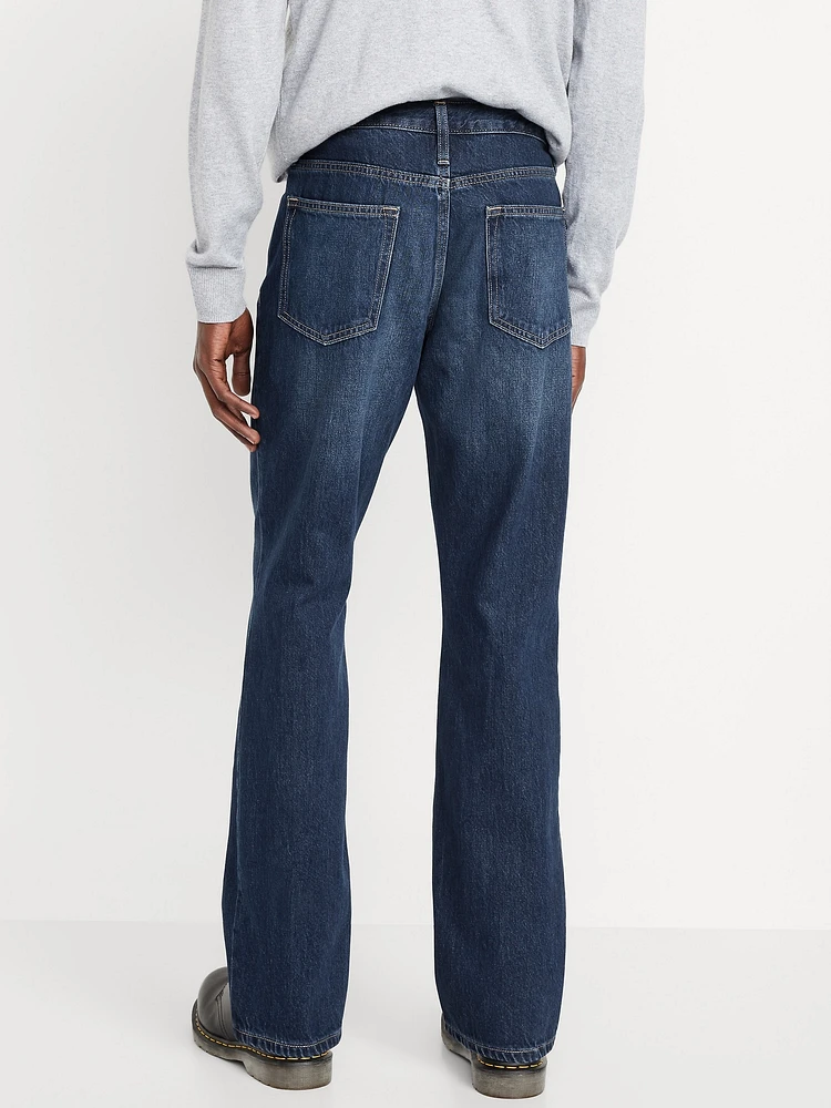 Structured Straight Non-Stretch Jeans