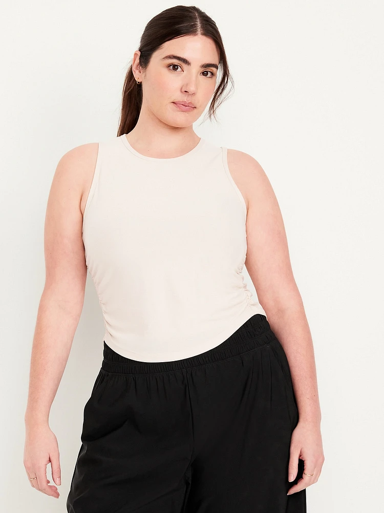 CloudMotion Ruched Tank Top