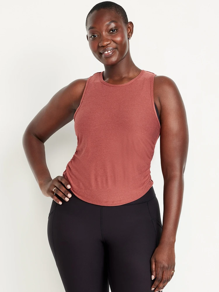 CloudMotion Ruched Tank Top