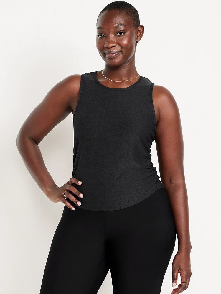 CloudMotion Ruched Tank Top