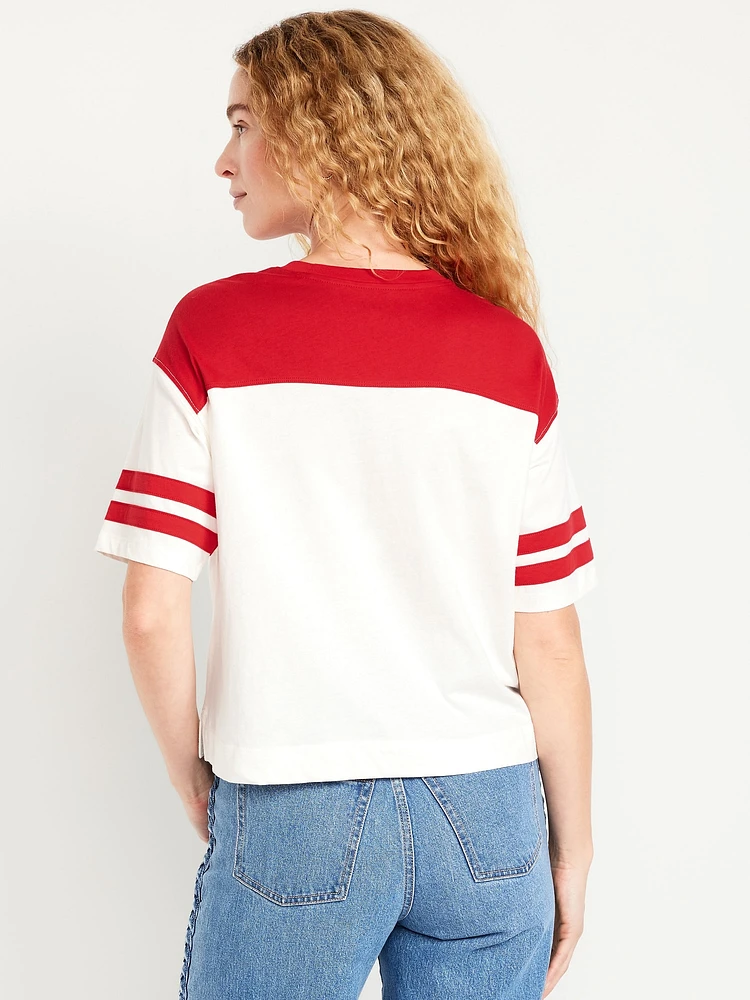 Football-Style Graphic T-Shirt