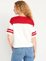 Football-Style Graphic T-Shirt