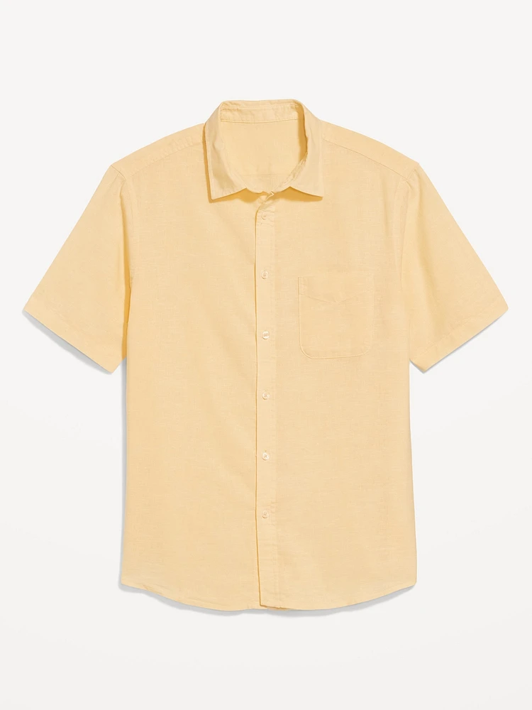 Classic Fit Everyday Linen-Blend Shirt