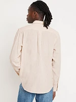 Classic Fit Linen-Blend Shirt