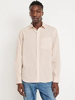Classic Fit Linen-Blend Shirt
