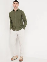 Classic Fit Linen-Blend Shirt