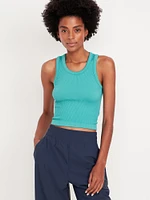 Exhale Seamless Fitted Rib Tank