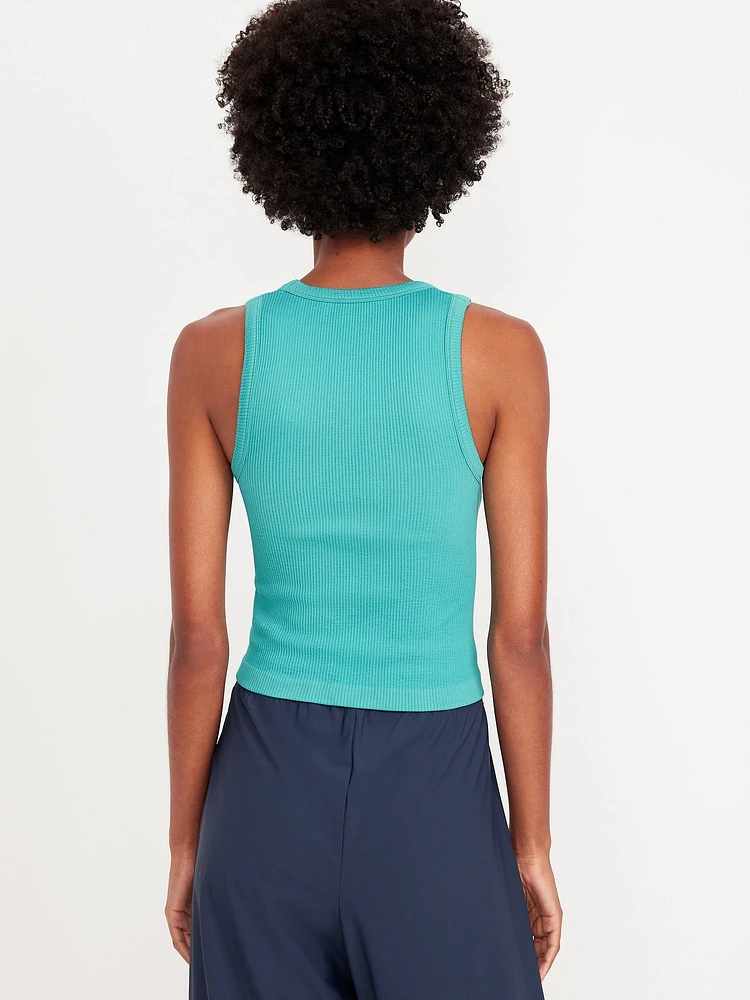 Exhale Seamless Fitted Rib Tank