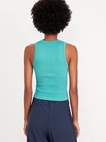 Exhale Seamless Fitted Rib Tank