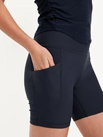 PowerSoft Pocket Biker Shorts -- 6-inch inseam