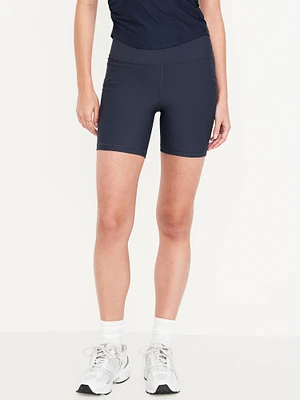 PowerSoft Pocket Biker Shorts -- 6-inch inseam