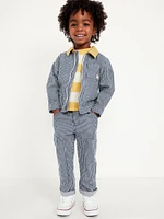 Printed Utility Carpenter Pants for Toddler Boys