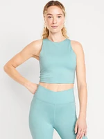 CloudComfy High-Neck Longline Sports Bra