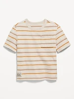 Oversized Short-Sleeve Pocket T-Shirt for Toddler Boys