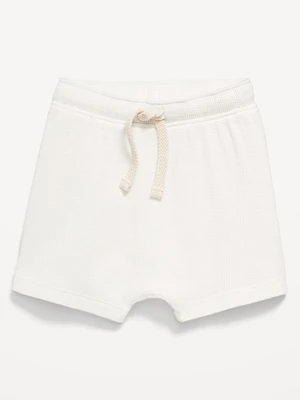 Waffle-Knit Pull-On Shorts for Baby