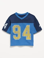 Oversized Boxy Mesh T-Shirt for Toddler Boys