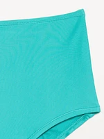 High-Waisted Bikini Swim Bottoms