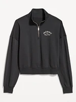 SoComfy Oversized Logo Half Zip