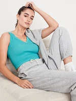 Exhale Seamless V-Neck Rib Tank