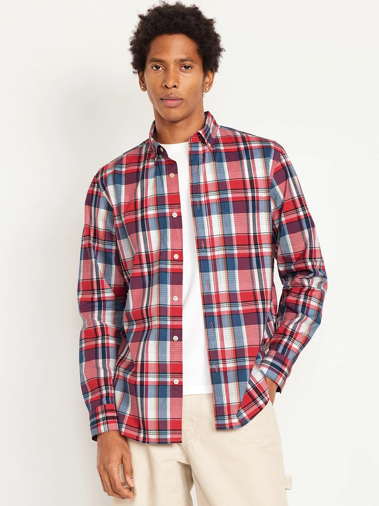 Classic Fit Plaid Everyday Shirt