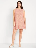 Sleeveless Mini Swing Dress