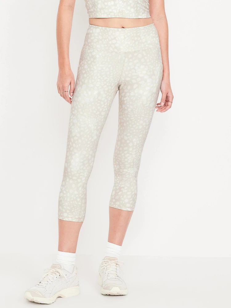 High-Waisted PowerSoft Crop Leggings