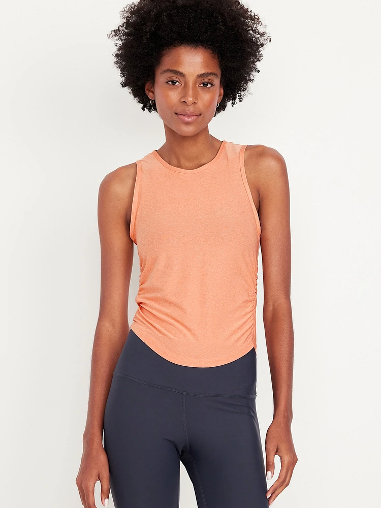 CloudMotion Ruched Tank Top