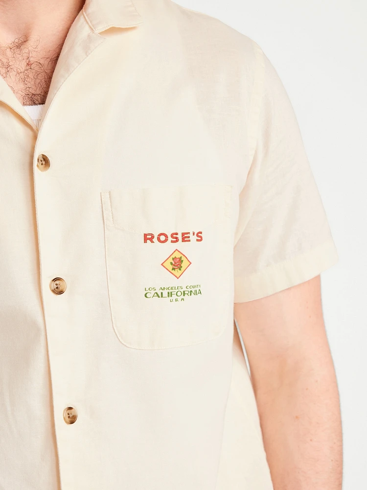 Short-Sleeve Camp Shirt