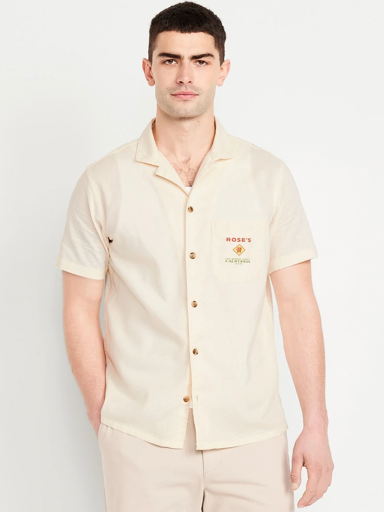 Short-Sleeve Camp Shirt
