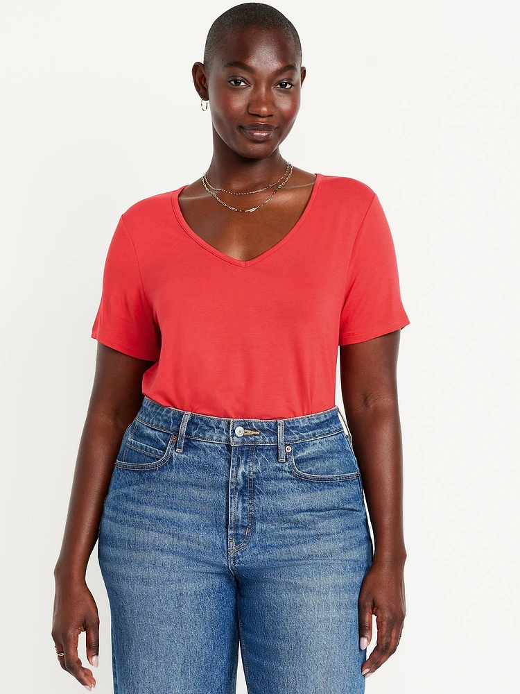 Luxe V-Neck T-Shirt