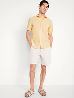 Classic Fit Everyday Linen-Blend Shirt