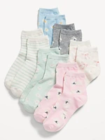 Quarter-Crew Socks 6-Pack for Girls