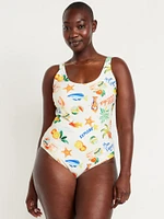 Matte One-Piece Swimsuit