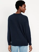 Pointelle Pullover Sweater