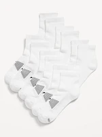 6-Pack Athletic Quarter Crew Socks for Men