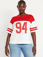 Football-Style Graphic T-Shirt