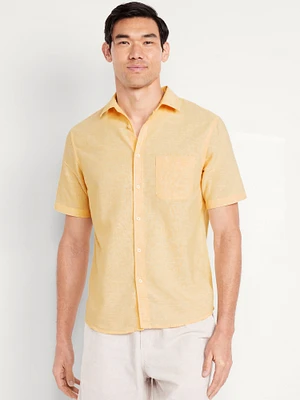 Classic Fit Everyday Linen-Blend Shirt