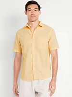 Classic Fit Everyday Linen-Blend Shirt