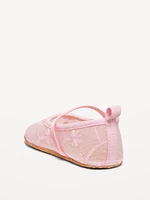 Embroidered Mesh Ballet Flats for Baby