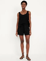 High-Waisted Playa Shorts -- 3.5-inch inseam